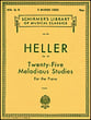 25 Melodious Studies piano sheet music cover